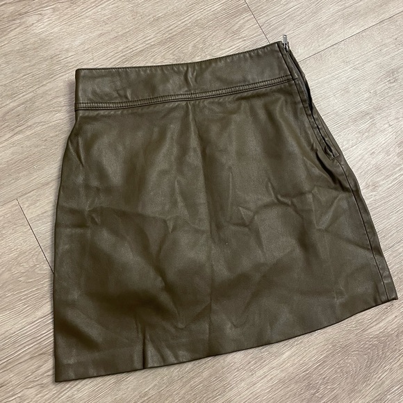 MNG Mango faux leather mini skirt small - Picture 8 of 10